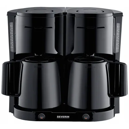 Podwójny ekspres przelewowy do kawy z 2 dzbankami Severin KA 9315