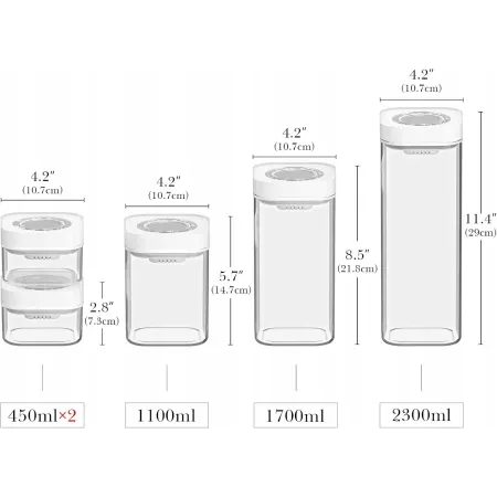 Szczelne pojemniki do przechowywania żywności Linkidea 5szt