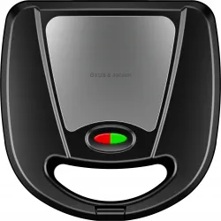 Gofrownica GÖTZE & JENSEN GWM500X 1000 W czarny DEFEKT