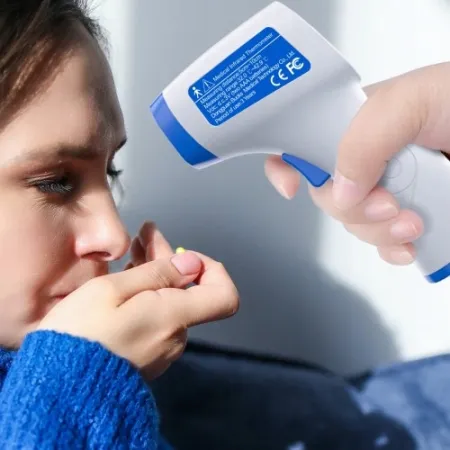 Termometr bezdotykowy na podczerwień infrared termometr KWL-F02