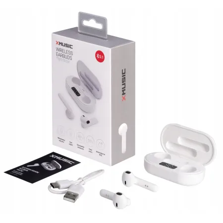 Słuchawki douszne XMUSIC TWS750W Biały