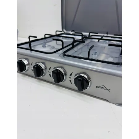 Kuchenka gazowa HOMELUX 6,2 kW do butli gazowej, 4-palnikowa