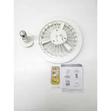 Lampa sufitowa z wentylatorem Anyingkai E27 pilot