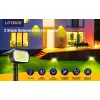 Zestaw 2 zewnętrznych lamp solarnych LOTMOS 72 diody