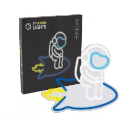 Neon LED MANTA SNL89MT Astronauta z rakietą DEFEKT