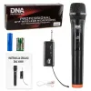 MIKROFON BEZPRZEWODOWY Z NADAJNIKIEM SYSTEM JACK 6.3MM KARAOKE DNA VWM 1