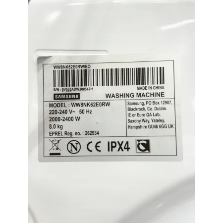 Pralka SAMSUNG WW8NK62E0RW EcoBubble AddWash Slim 8kg 1200 obr