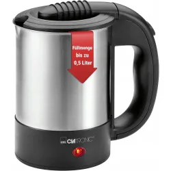 Czajnik elektryczny Clatronic WKR 3624 Inox 1000 W 0,5 l