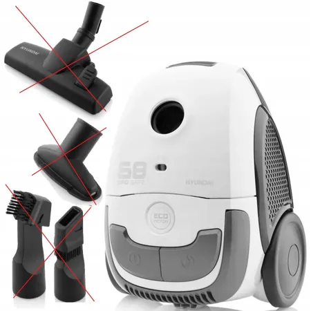NIEKOMPLETNY Odkurzacz workowy Hyundai VC068WG