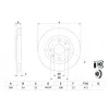 Tarcza hamulcowa BOSCH przód (2szt) 0 986 478 618 Citroen/Peugeot/DS