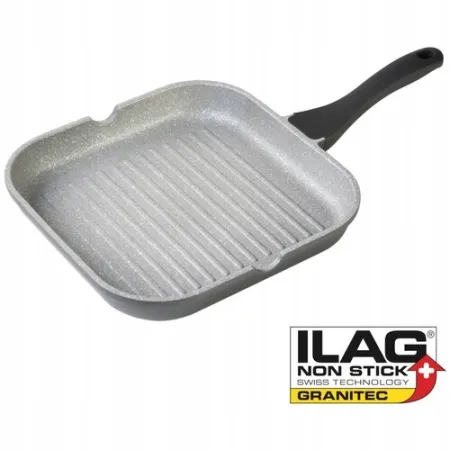 Patelnia grillowa GÖTZE & JENSEN 28 cm granitowa BRAK RĄCZKI