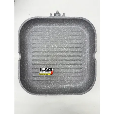 Patelnia grillowa GÖTZE & JENSEN 28 cm granitowa BRAK RĄCZKI