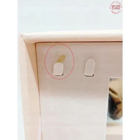 Pudełko organizer na biżuterię Mondeer 26x19x17 cm różowe