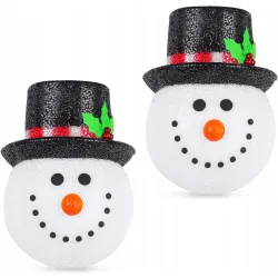 Maska lampka dekoracyjna świąteczna w kształcie bałwana