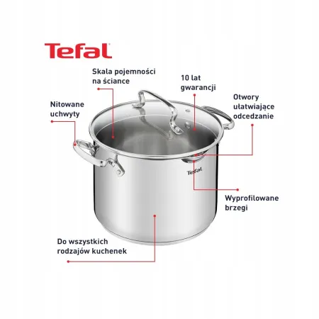 Zestaw garnków TEFAL Duetto+ G719SA74 BRAK POKRYWEK!